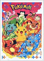 Death NYC Ltd Ed Pop Art Druck " Vuitton Junior Pokémon`s